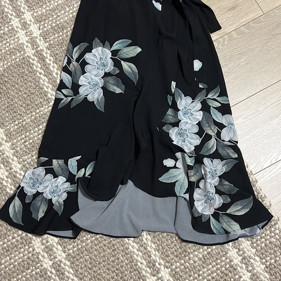 FANCY FLORAL HIGH LOW DRESS - Picture 3 of 5